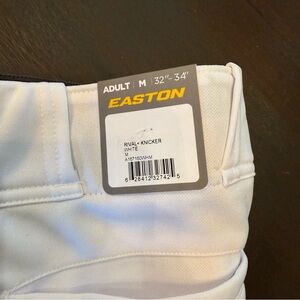 BRAND NEW Men’s Easton Rival + Knickers Baseball Pants/Knickers